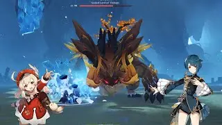 Klee & Xingqiu vs Azhdaha - Genshin Impact