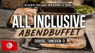 Abendbuffet | KOLACIA BUFET | 4⭐️ Riadh Palms Hotel in Sousse 🇹🇳 | All Inclusive | 2024
