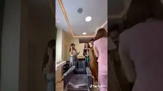 Fiza and muneeb on jannat Mira beauty salon Fiza get a hair cut on jannat Mirza salon