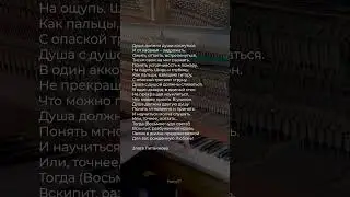Душа должна души коснуться. 