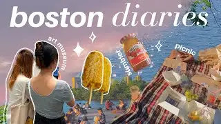 first summer at harvard | weekend in boston, picnic, art museum