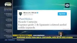 Boca juniors: Se lesionó Ricardo Centurión