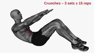 Fast & Effective Ab Workout for Beginners (Follow Along!)#absworkout #advancedabworkout