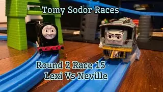 Tomy Sodor Races | Round 2 Race 15 | Neville Vs Lexi