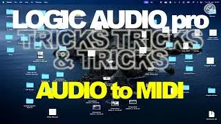 Logic Audio Pro Audio to Midi // English // TRICKS TRICKS TRICKS