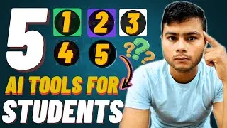 🔥 5 Best AI Tools For Students in 2024!