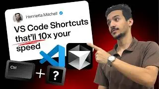 The ULTIMATE guide to master VSCode shortcuts and 10x your coding speed