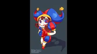 The amazing  Digital Circus POMNI SPEEDPAINT