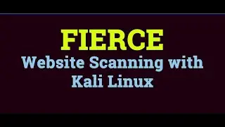 fierce tool | How to scan website with fierce|fierce tool Kali linux