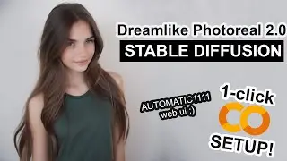 Dreamlike Photoreal 2.0 - Stable Diffusion 1-CLICK Google Colab Setup