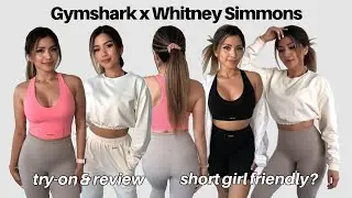 Gymshark x Whitney Simmons V3 Try-On Haul | Petite Girl Approved?