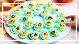 Toy Story Alien Deviled Eggs