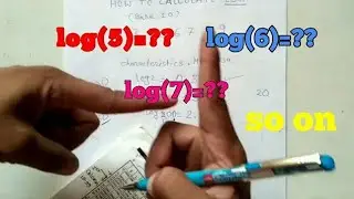 How to calculate log2| log3| log4/lg5|lg6/lg7 etc in hindi