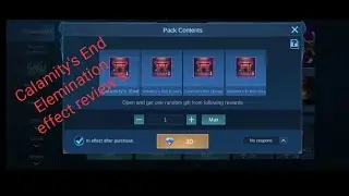 Calamity's End Elemination effect review | Nice !