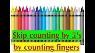 5 की गिनती से उंगलियों की जादुई कला! | Skip Counting Craft Magic #shorts
