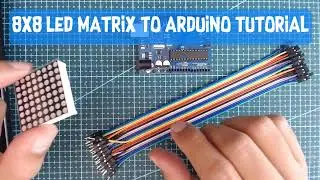 Arduino 8x8 LED Matrix Tutorial without any Drivers