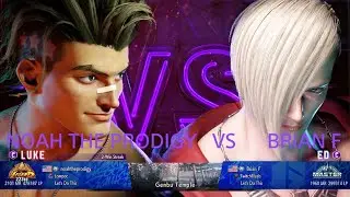 NOAH THE PRODIGY[LUKE] VS BRIAN F[ED]▰ STREETFIGHTER 6▰ HIGH LEVEL GAMEPLAY
