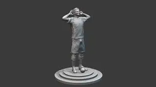 Mauro Icardi Model Ready For 3D Printing