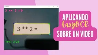 Usando EASYOCR en video | Python - OpenCV