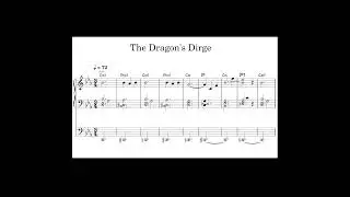 FFXIV Coerthas Town Theme (The Dragon's Dirge) transcribed