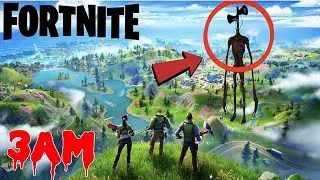 SUMMONING SIREN HEAD IN FORTNITE AT 3AM!! *IT WORKED* (siren head sightings in fortnite)