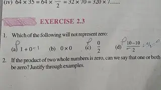 Math class 6 - Chapter 2 ex- 2.3 solved all question #wholenumbers #class6maths #ncert6thmaths
