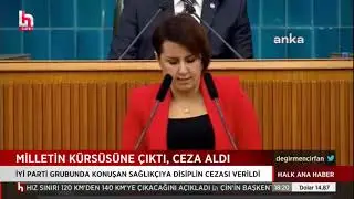 SAHADER: Derya TUNÇ'a meclis konuşması nedeniyle kademe durdurma cezası verildi