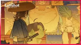 Genshin Impact Cutscene: The World of Yokai | Test of Courage | Genshin Impact Event