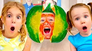 Five Kids Watermelon Song + more Children's Songs and Videos