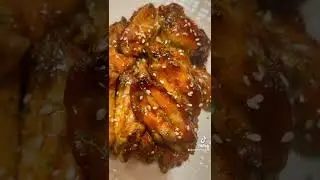 Spicy honey garlic wings #ShamzKitchen #spicyhoneygarlic #honeygarlic #honeygarlicwings
