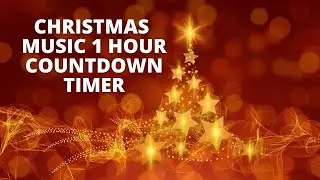 Christmas Countdown Timer with Instrumental Holiday Music | 1-Hour Christmas Tree Timer