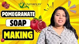 Pomegranate Soap Making | Step-by-Step Natural Soap Recipe | Anti-aging | JuiceFreeze technique | NJ