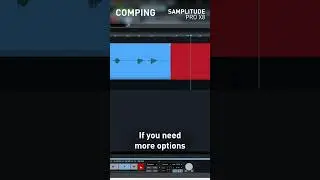 Samplitude Pro X8: Comping explained  #music #samplitude #mixing