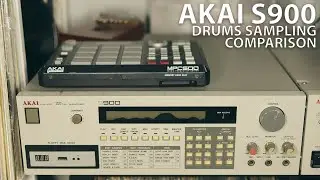 Akai S900 - Drums Sampling Comparison - All Bandwidth | 