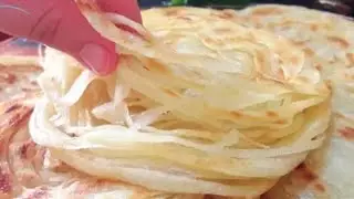 Resep Roti Maryam Berlapis tanpa telur |  Multy Layere indian bread