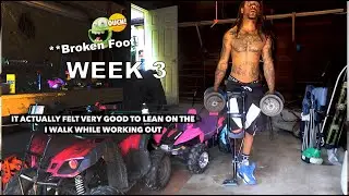 Broken foot Recovery - Week 3 - i walk 3.0 review