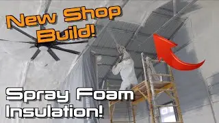 The New Shop Gets Insulated With Closed Cell Foam For Year Round Comfort!