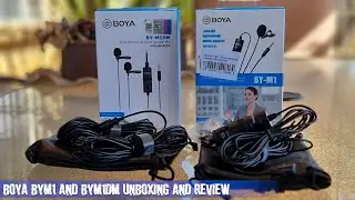 Boya BY-M1 & BY-M1DM Lav Mic Unboxing & Review