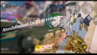 Annihilation In T1 Scrims🔥 | Scrim Highlights  | KRATOS CODM