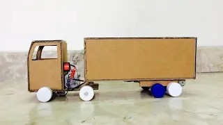 How To Make Container Truck At Home