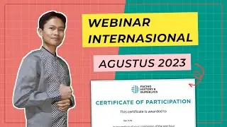 JADWAL WEBINAR GRATIS BERSERTIFIKAT [AGUSTUS 2023]