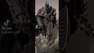 Lich King Arthas World Of Warcraft by Sideshow Blizzard Statue Figurine Collection 