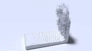 PIC/FLIP Fluid Simulation - Dam Break