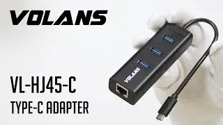 Volans VL-HJ45-C Ethernet Adapter Hub | What's in the Box