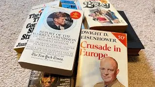 Unintentional ASMR: Thrift Store Book Haul