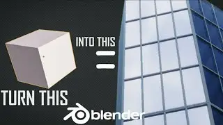 MAKE A REALISTIC BUILDING UNDER 10 MINUTES!! INSIDE||BLENDER 2.8 BY VFX BUDDY(RE-UPLOAD)