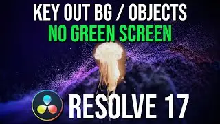 Keying or Remove Background without Green Screen with Luma & HSL Keyers in DaVinci Resolve 17