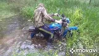 воскресные покатушки на квадроцикле и мотоциклах часть 1