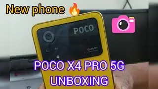Unboxing POCO X4 PRO 5G🔥 My New Phone📱Awesome🔥 #pocox4pro5g #pocox4prounboxing #pocox4pro #unboxing