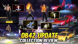 OB42 All Emote Animation Review | Ob42 Update All Legendary Collection | Lamborghini Collaboration